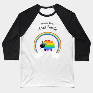 Rainbow Sheep of the Family Baseball T-Shirt